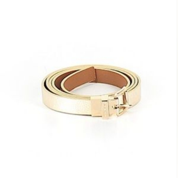 Michael Kors Wraparound Double Wrap Gold Belt US Small Medium - Picture 3 of 10